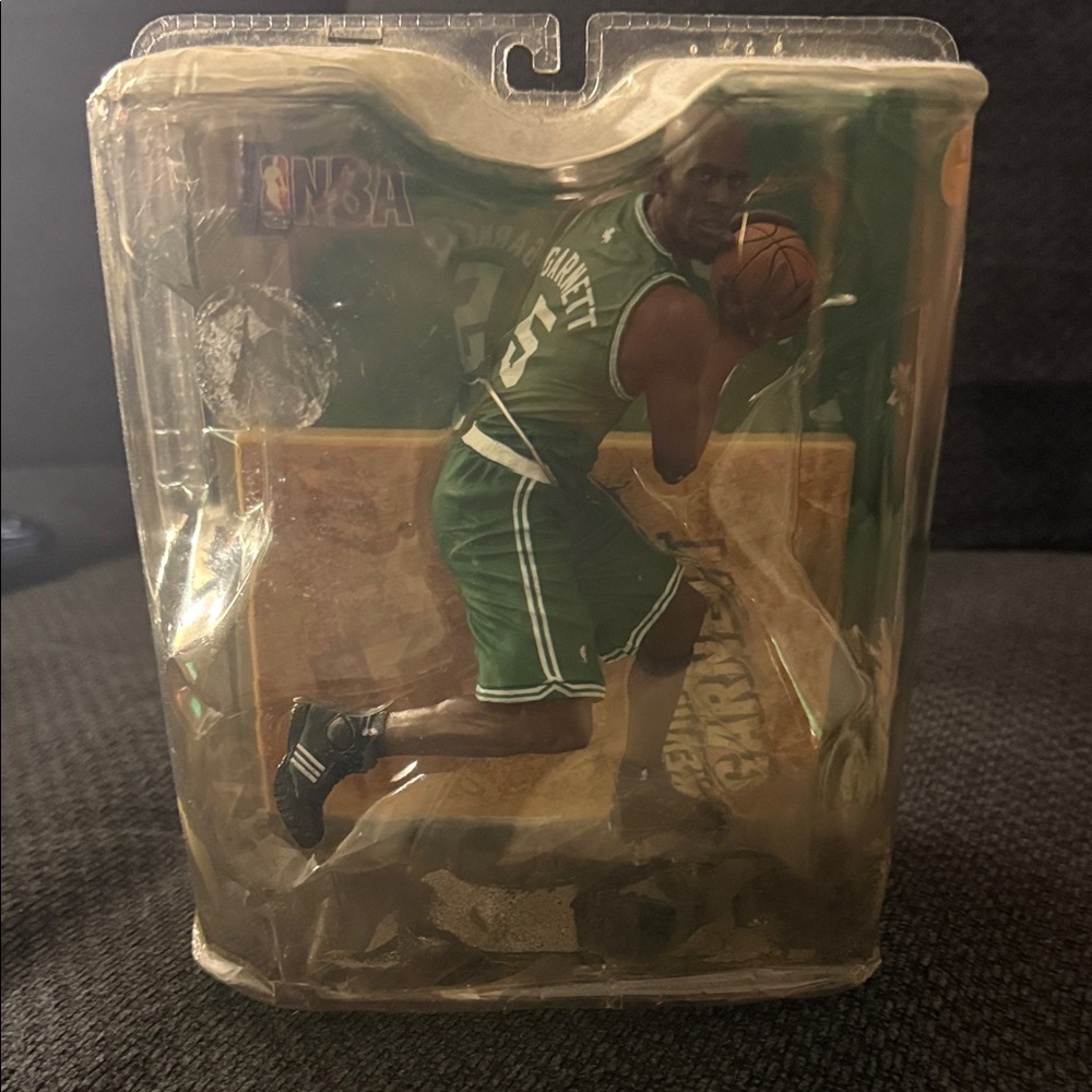 NBA Basketball Action Figure in Green and White